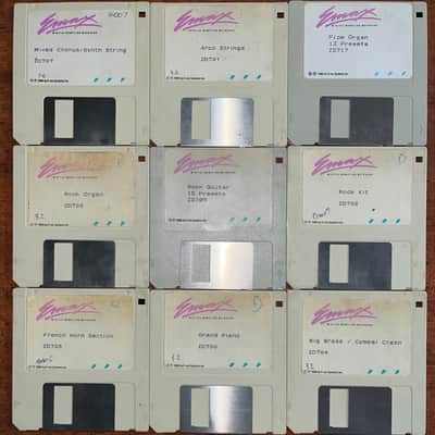 E-MU Systems EMAX - Lot of 59 Sample Disks