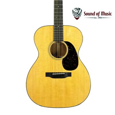 Martin 000-18 Acoustic Guitar W/Hardshell Case - Natural image 1