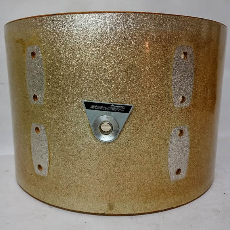 *Ludwig 8x12"Standard Model Tom Drum Vintage Late 60s White Paint Interior 3Ply* image 1