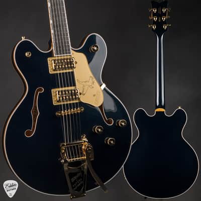 Gretsch Falcon Center Block LTD Double-Cut with String-Thru Bigsby - Midnight Sapphire image 1