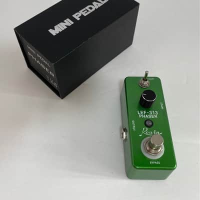 Rowin LEF-313 Mini Pedal Phaser - Vintage Electric Guitar Effect Pedal - 3.5" image 1
