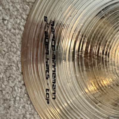 Meinl Generation X 8" Marco Minneman Alien Hats Pair 2000's - Nickel Silver image 3