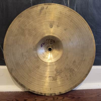Vintage 1960s A Avedis Zildjian 14" Hi-hat Cymbal 770g image 2