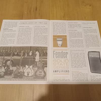 Vintage July 1967 Fender Facts Issue #14 Booklet! Rare, Original Case Candy, Paperwork for Wildwood! image 2