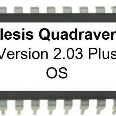 Alesis Quadraverb OS upgrade: V 2.03 (to Quadraverb Plus) Eprom Update Firmware image 1