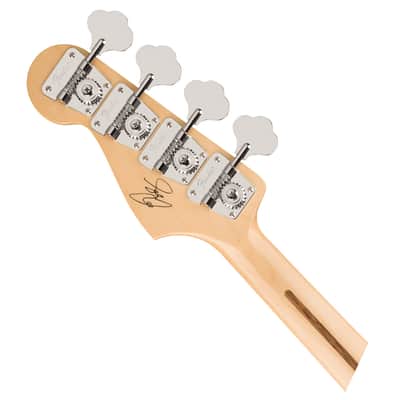 Used Fender Geddy Lee Signature Jazz Bass - Black w/ Maple FB image 5