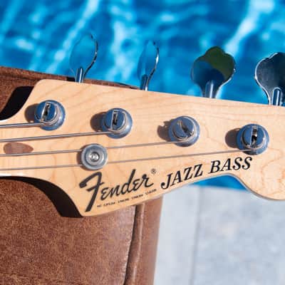 2023 Fender Heritage '70s Jazz Bass - Natural - Made in Japan - Premium Ash Body - Pro Set Up w Perfect Frets/Action/Intonation! image 2
