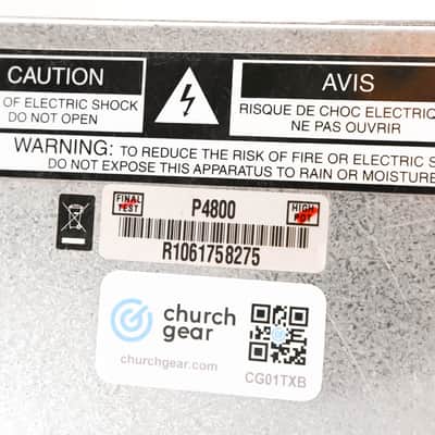 Shure P4800 4x8 Digital Signal Processor CG01TXB image 11