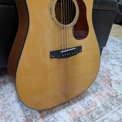 Cort Gold DC-6 Acoustic Electric Guitar - Natural Gloss image 4