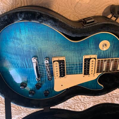 Gibson Les Paul 2025 - AAA Flame Top Ocean Water Perimeter image 3