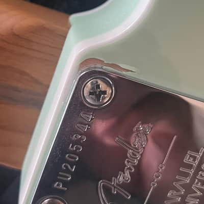 Fender Fender Parallel Universe II Stratocaster Jazzmaster 2020 - Transparent Seafoam Green image 14