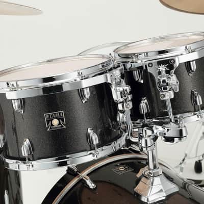 Tama Superstar Classi Maple 5-Piece Shell Pack Unicolor Wrap 20" Bass Midnight Gold Sparkle image 2