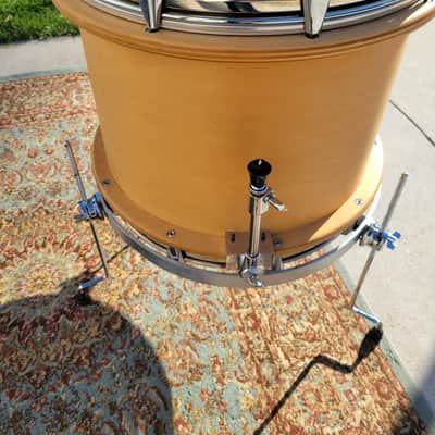 Peavey RBS-1 22x18 Bass Drum W/ Custom made Gong Drum Cradle - Satin Natural (C017-3-19) image 7
