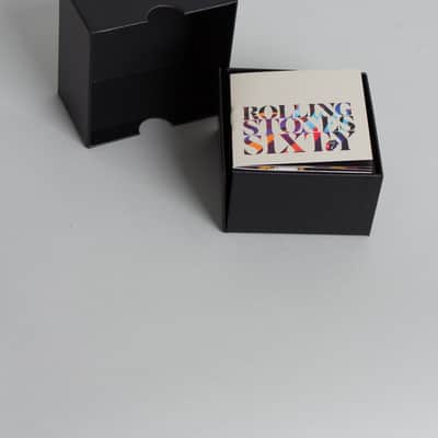 Royal Mint 1/4 ounce Rolling Stones Sixty Commemorative Gold Proof Coin. (2022) - gold finish image 4