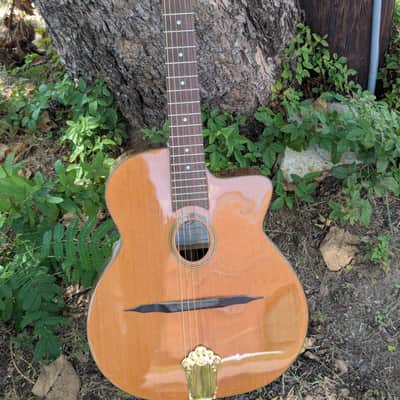 SX DJG-1 - Django style Gypsy Jazz guitar Natural image 6