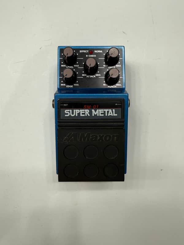 Maxon SM-01 Super Metal Distortion Rare Vintage Guitar Effect Pedal MIJ Japan image 1