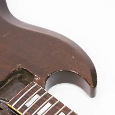 1972 Gibson SG Standard Walnut Body Factory Bigsby Deluxe Model Vintage Electric Guitar Husk Neck & Body Only for Project Repair Restoration image 8