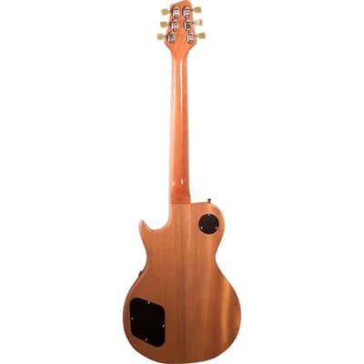 Sawtooth Heritage Series Flame Maple Top Electric Guitar, Tuscan Flame image 3