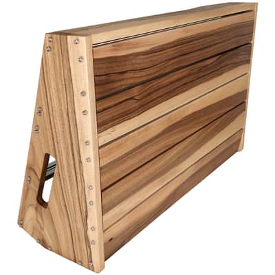 10U / 144hp Eurorack case EVA • Rails + Threaded strips / Walnut / Unpowered image 12