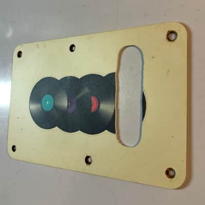 Stratocaster Style Tremolo Cover Back Plate - Aged White image 2