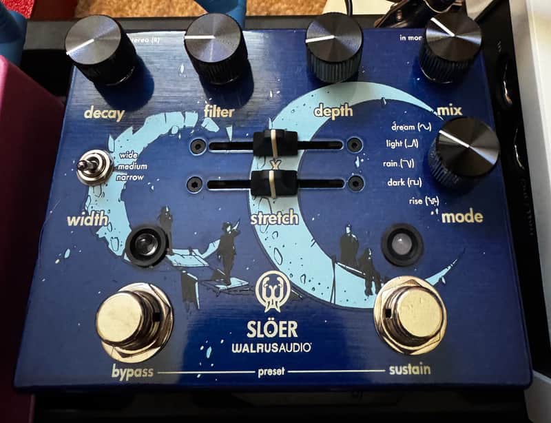 Walrus Audio Slöer Stereo Multi-Texture Reverb 2023 - Present - Lollipop Blue image 1