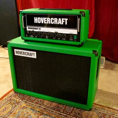 Hovercraft 2x12 Guitar Cabinet Convertible Back Green Black White image 2
