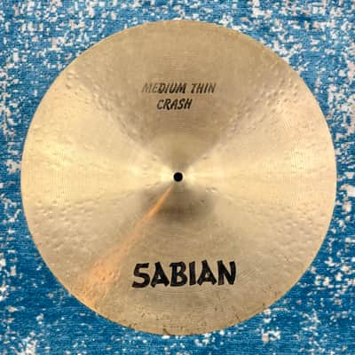 1st GENERATION 18” VINTAGE Sabian MEDIUM THIN HH Crash 1420g image 1