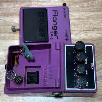 Boss BF-2 Silver Screw Flanger (Black Label) MIJ Made in Japan image 8