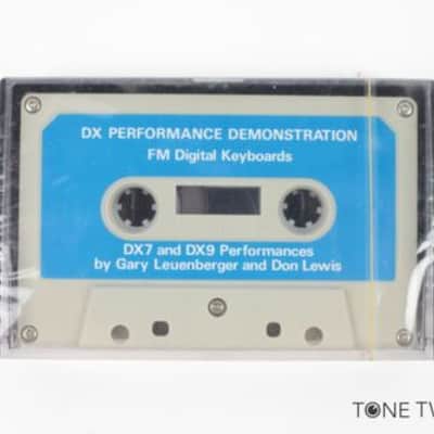 Yamaha DX7 DX9 Performance Demonstration Tape demo Don Lewis VINTAGE GEAR DEALER image 1