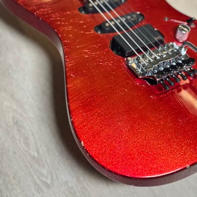 Hamer USA Centaura 1991 – Candy Apple Red / Sparkle Nitro Finish – Custom Shop Quality image 7
