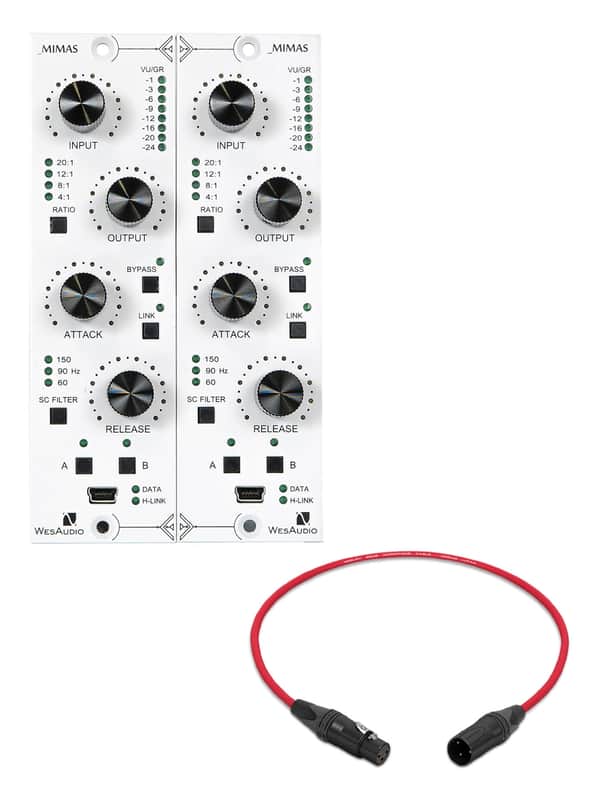 WesAudio _MIMAS Gemini | 500 Series FET Compressor | Stereo Pair image 1