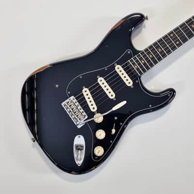 Fender Stratocaster Relic Ancho Poblano Roasted 2019 Custom Shop Limited Edition Black image 3