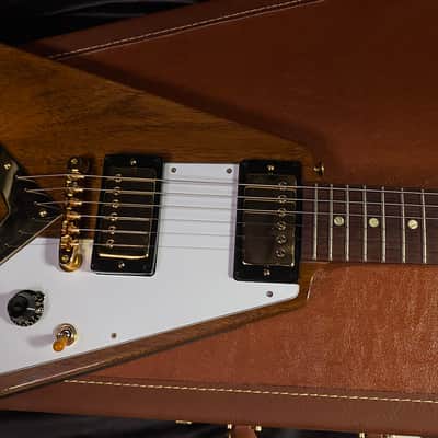 MINT! 2026 Gibson Custom 1958 Mahogany Flying V Reissue Electric Guitar - Antique Natural, VOS - Only 7lbs! image 2