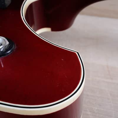 Yamaha SA-50 Hollow Body MIJ 1967 Cherry Red Vintage Japan w/ OHSC image 12
