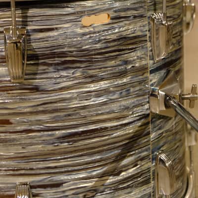 Ludwig 20x14" Bastrumma BOP 60s - Blue Oyster Pearl image 4