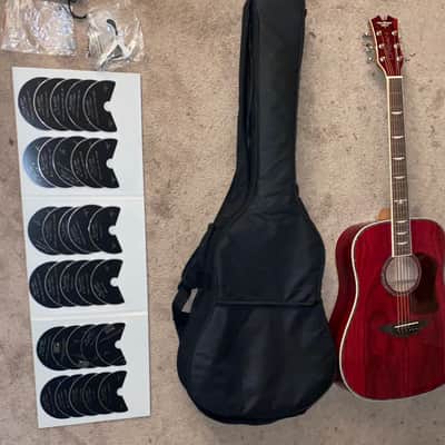 Keith Urban Acoustic Guitar  Cherry Red image 2