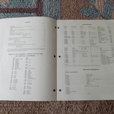 Vintage 1965 Gibson Amplifier Parts/Price List! Rare, Original Case Candy, Paperwork! image 2