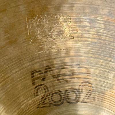 15” 1975 Paiste 2002 BLACK LABEL Hihats 961g 1130g Golden Patina! image 6