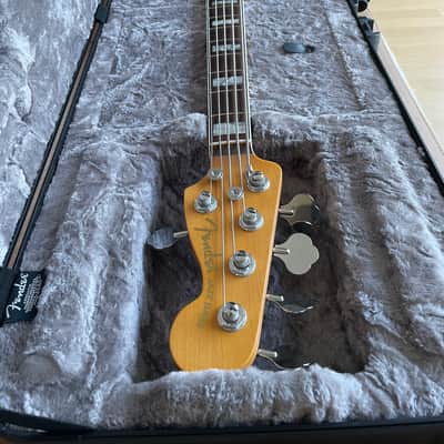 Fender Fender American Ultra Jazz Bass V RW MBST 2022 - Mochaburst image 11