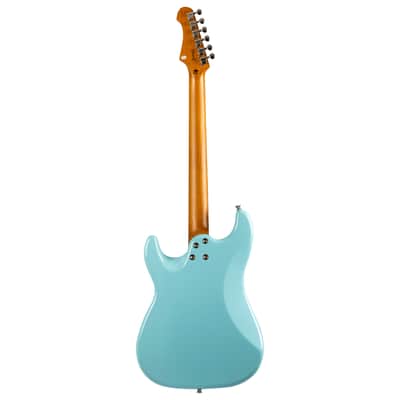 Jet JS-400 Hard Tail Electric Guitar, Blue image 4