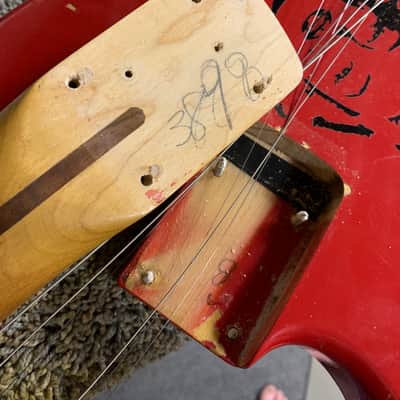 Charvel Wayne Charvel 1/200 Redlands Ca. Pre Production Strat  79-81 Red Floyd Rose *RARE* image 12