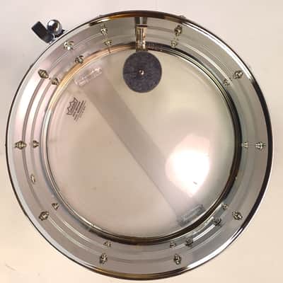Pearl "Continental" 5.5x14" 10-Lug Steel Shell Snare Drum Vintage 70s +Muffler image 10