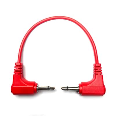 Tendrils Cables Stakkas Right Angled Eurorack Patch Cable (60cm - Red) image 1