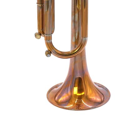 Carol Brass Custom Bronze 4440L-PSM Trumpet in Amber Lacquer image 9