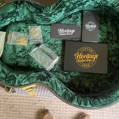 Heritage H-150 Custom Shop Electric Guitar with Bigsby Tailpiece and Case 2023 Space Black image 8