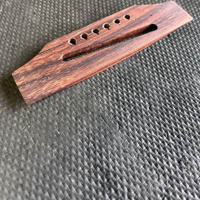 1969 Gibson ADJ Rosewood Bridge-Rosewood Saddle-Shim image 4