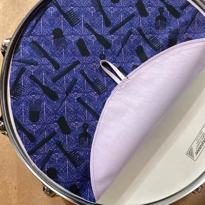 14" reversible partial mute - funk cover - dampener - compare to Drum Tortillas image 7