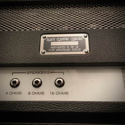 Laney LA100BL 50th Anniversary #50 of 50 Hand Wired Supergroup Amp Amplifier Black Sabbath Rare image 5