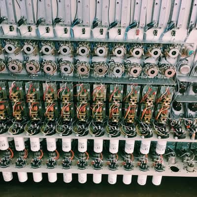 Vintage 1970's Opamp Labs 1204-RS Recording Console Sidecar Quad Eight Electrodyne Inductor EQ image 14