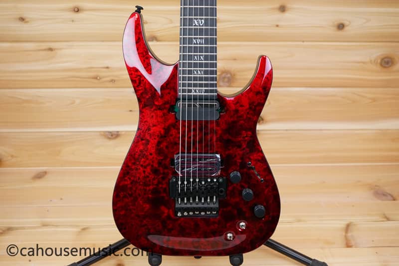 Schecter C-7 FR S Apocalypse Sustainiac - Red Reign image 1